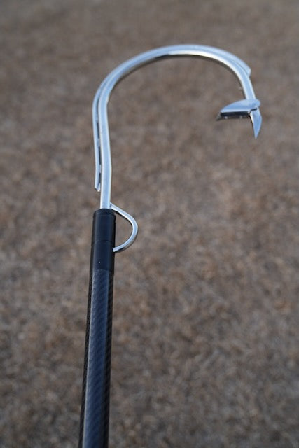 Carbon Fiber Flying Gaff 8.5' Length, 8" Tiller Hook