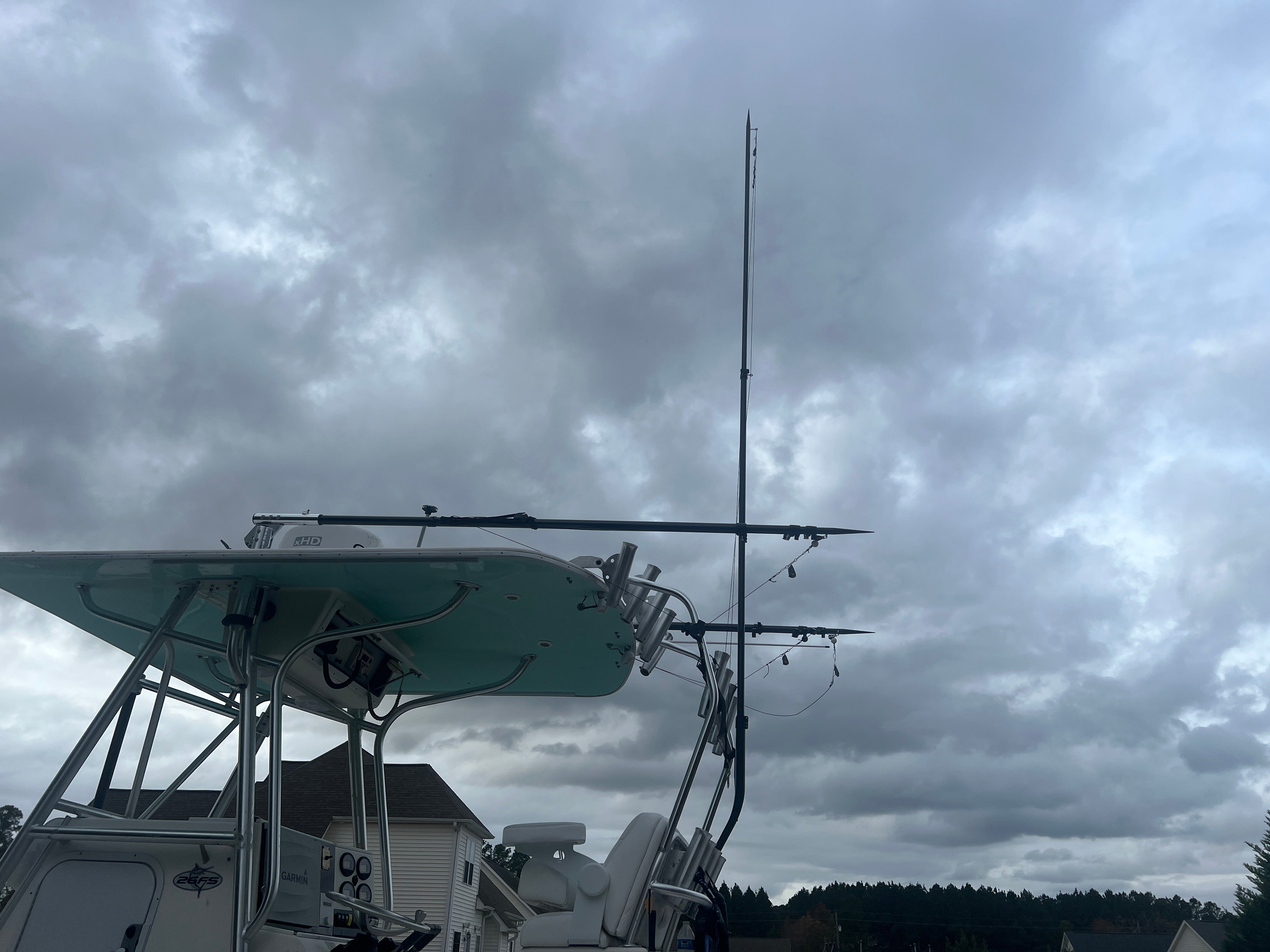 Carbon Fiber Center Rigger Base &  12’ Pole