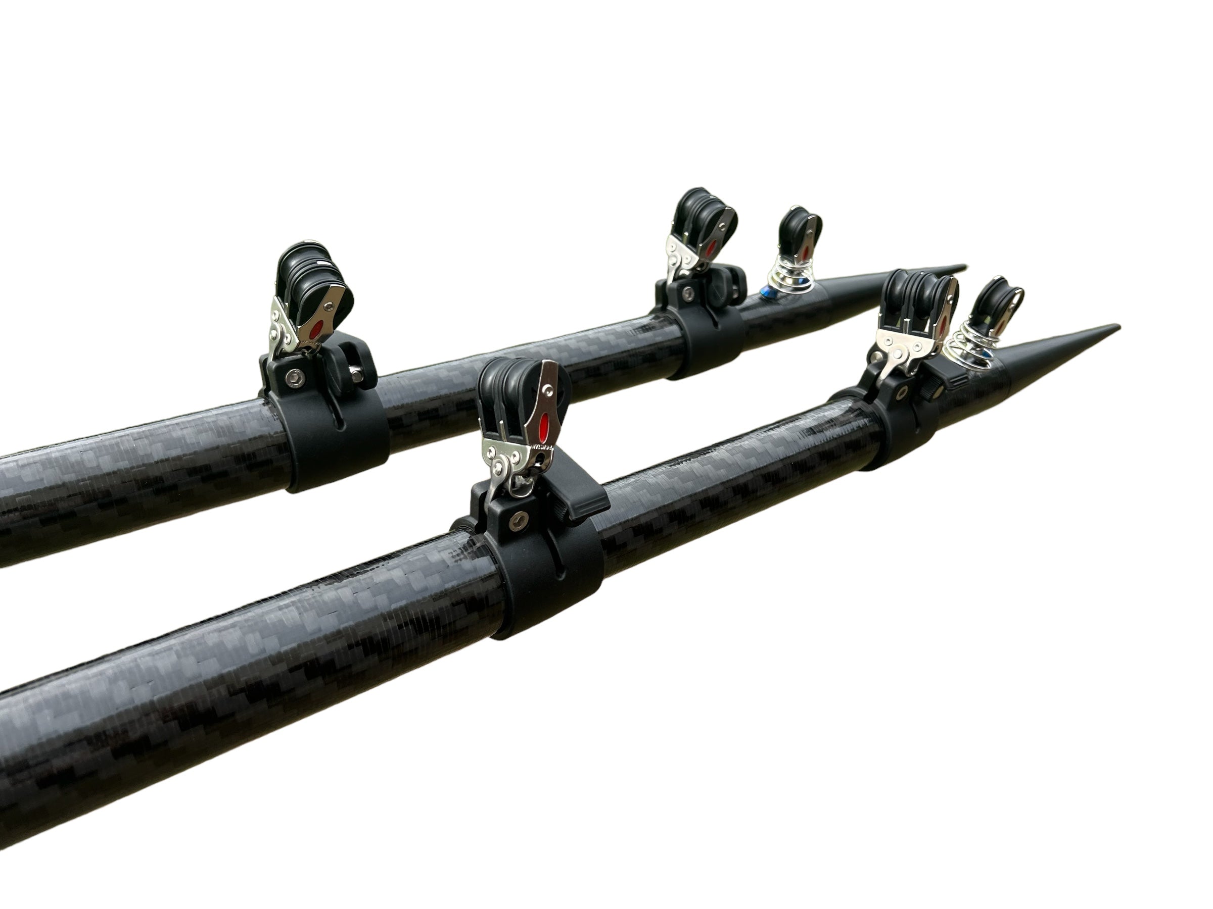 18' Carbon Fiber Heavy Duty Collapsable Outrigger Pole Pair