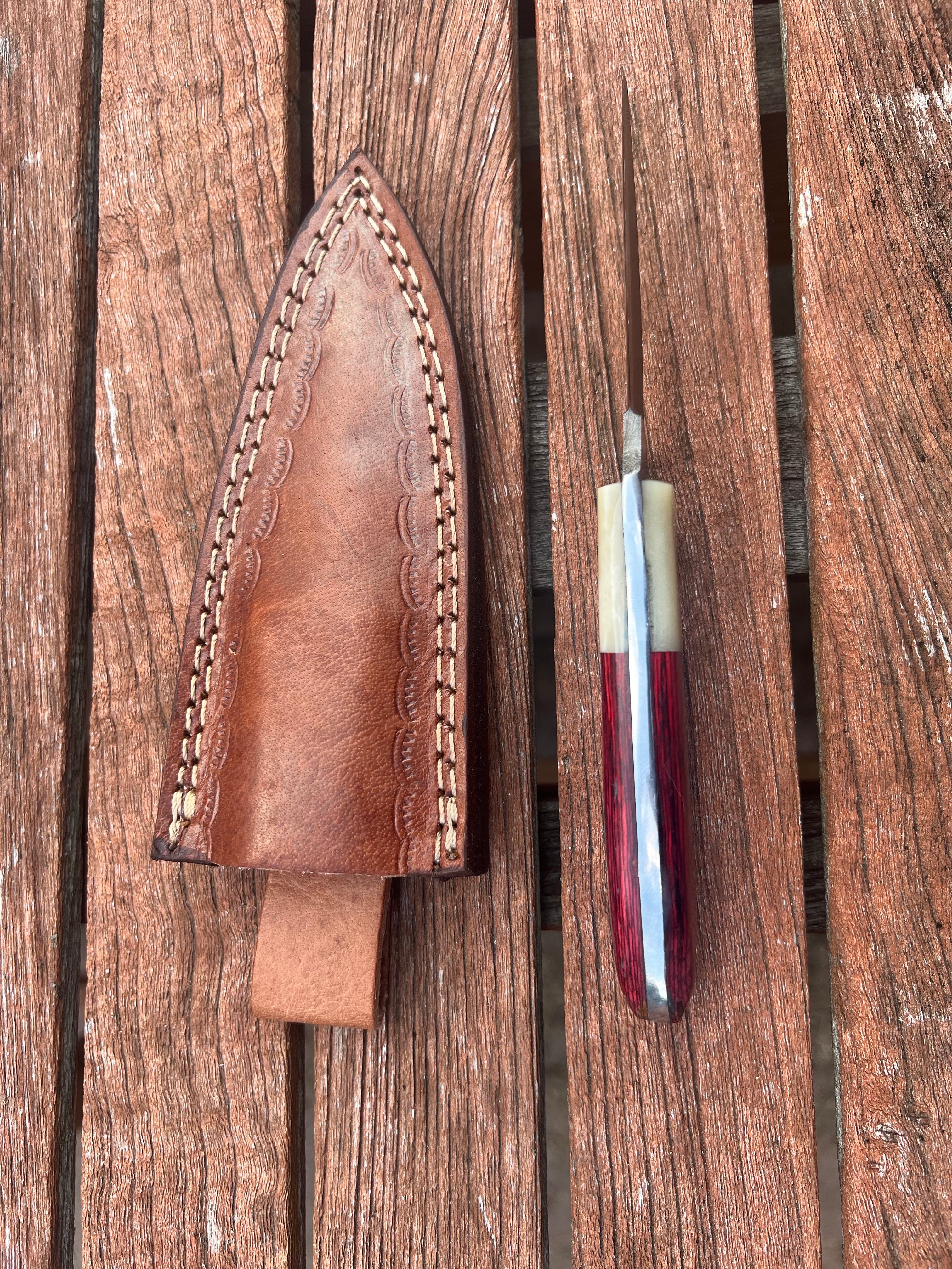 Ike Jime Knife - Damascus Steel