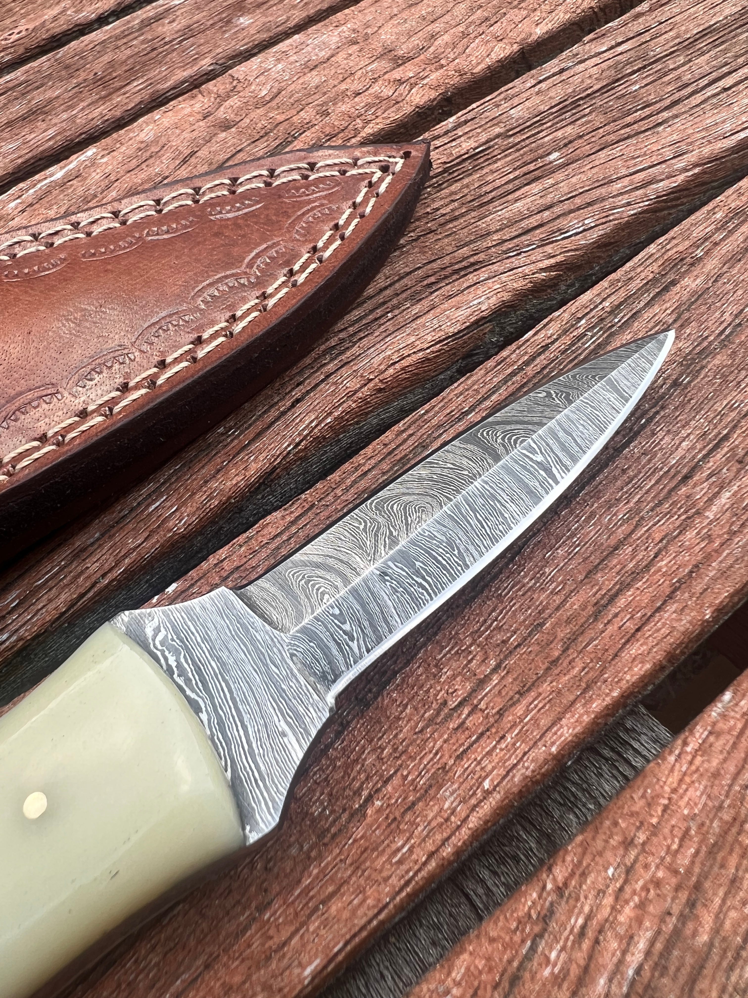 Ike Jime Knife - Damascus Steel