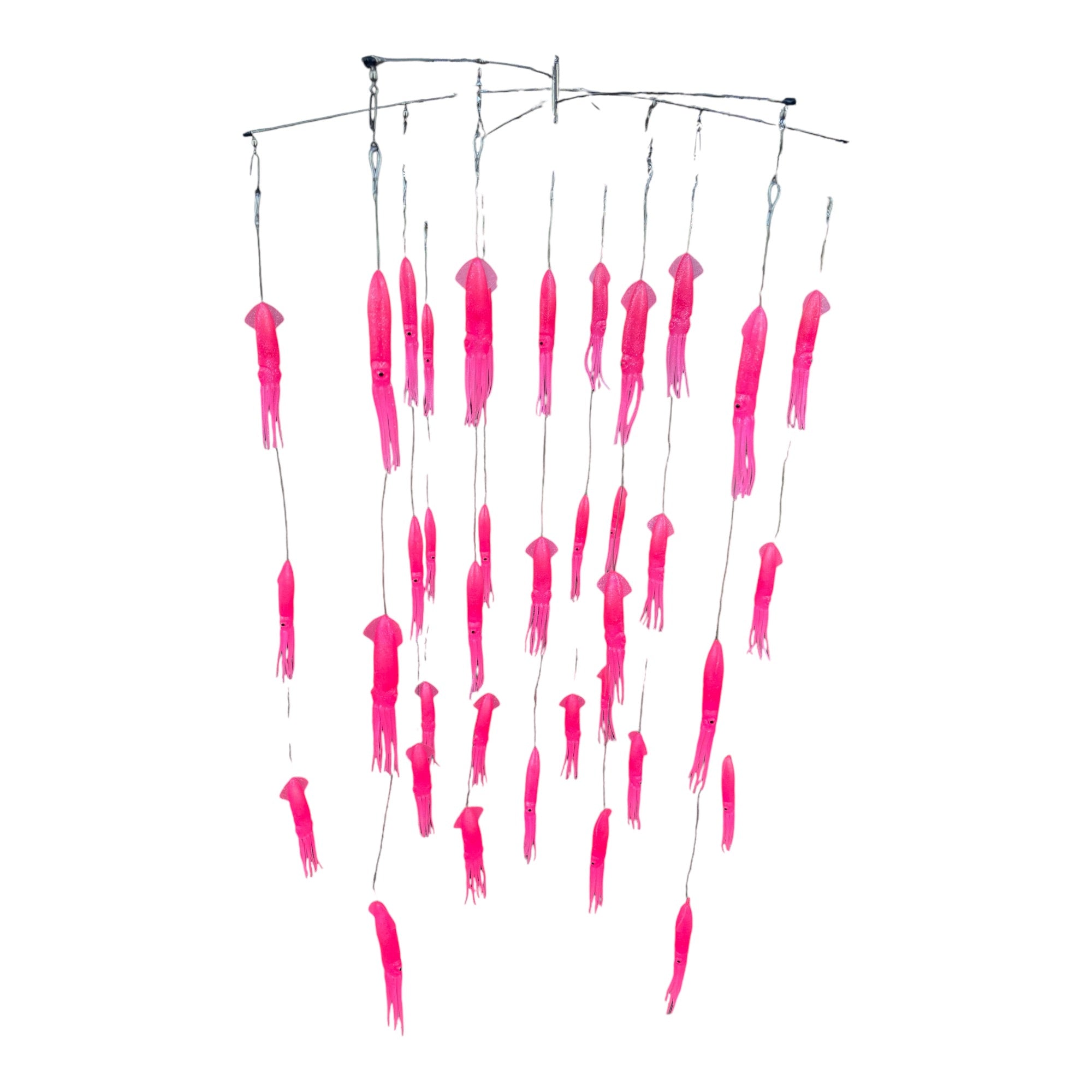 Titanium Squid Bluewater Fishing Dredge 36" Bar (39) 9" Squid