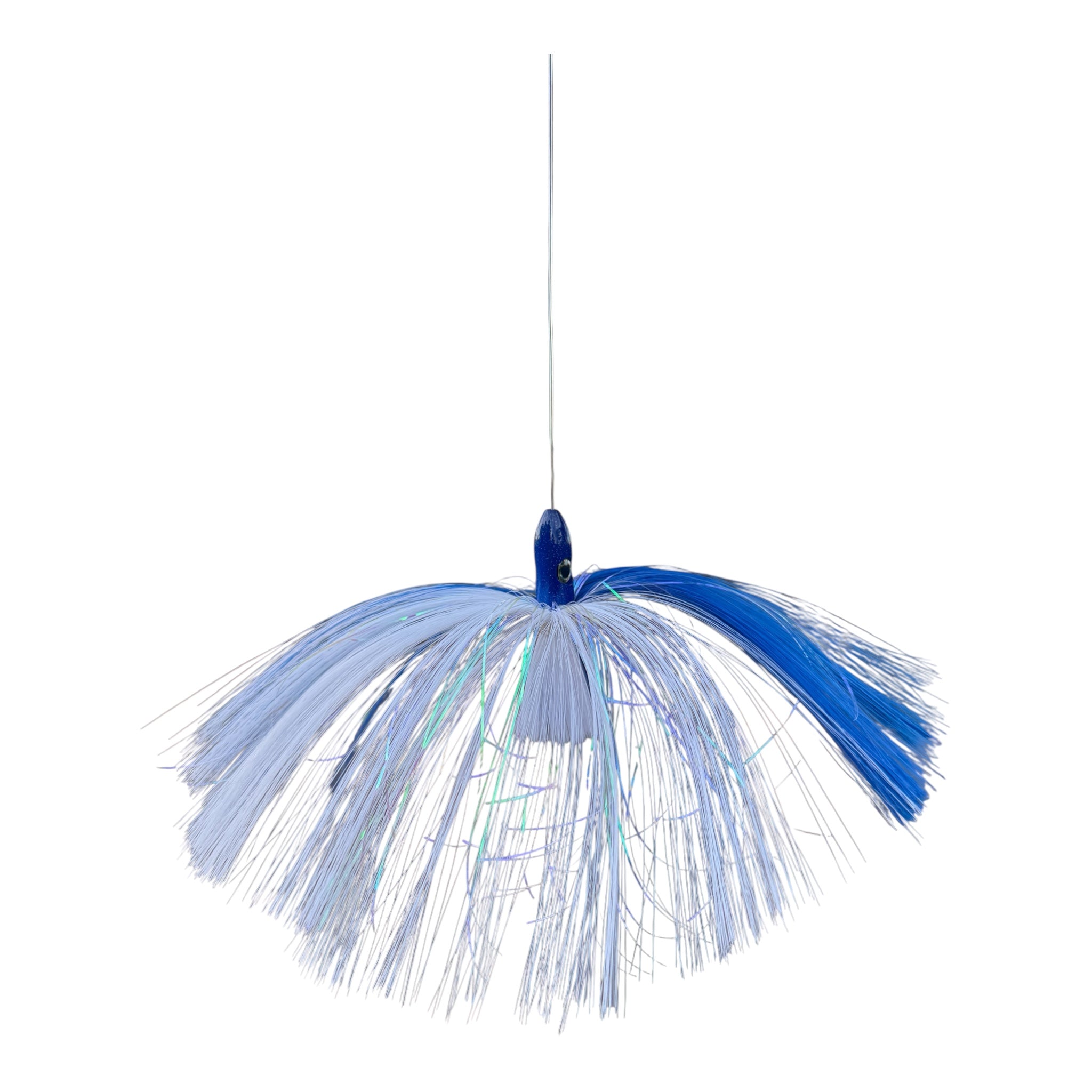 Bulk 3.5 Oz Ballyhoo Trolling Lure Blue/White