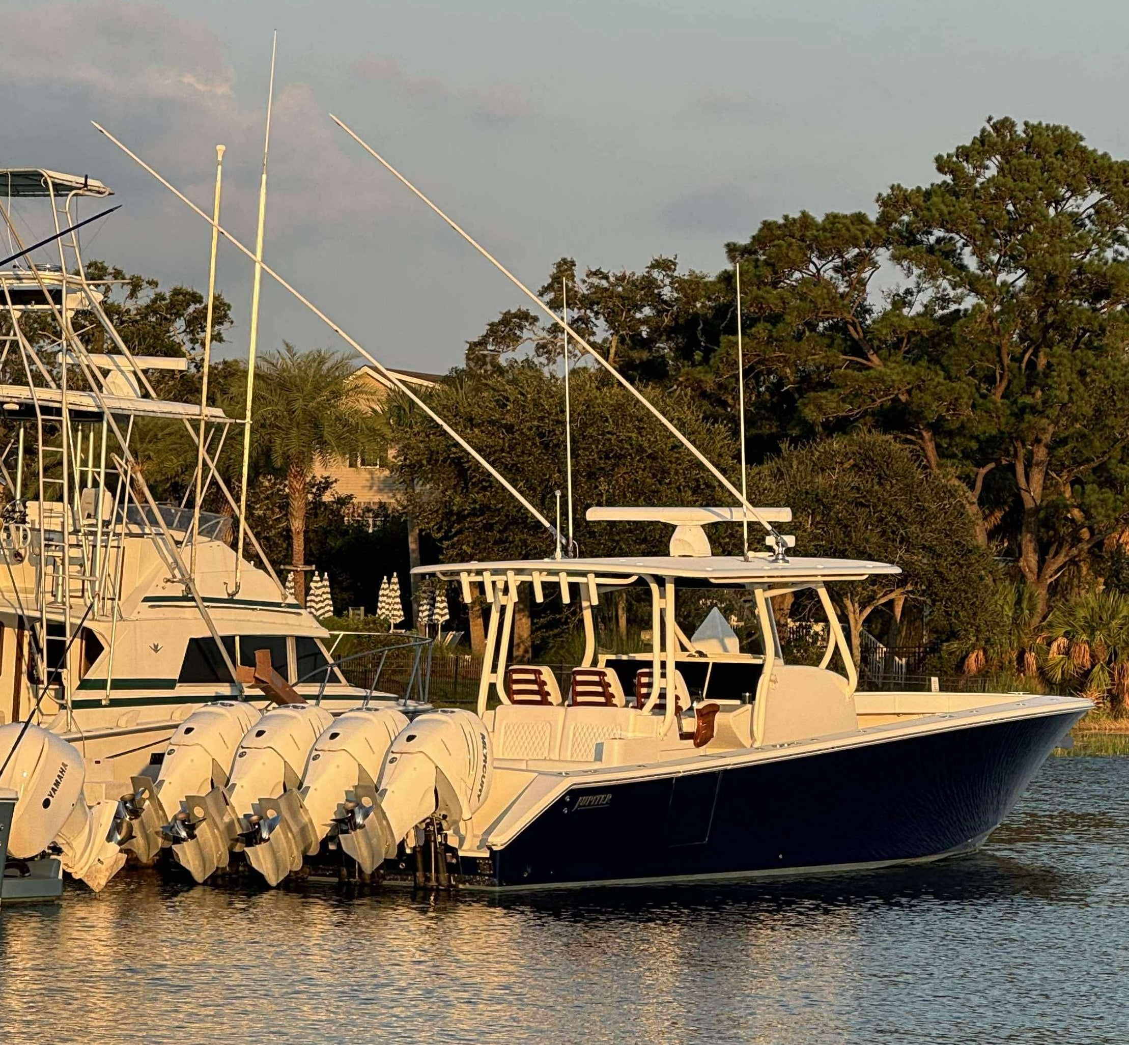 Fixed Internal Carbon Fiber Outrigger Pole Pair