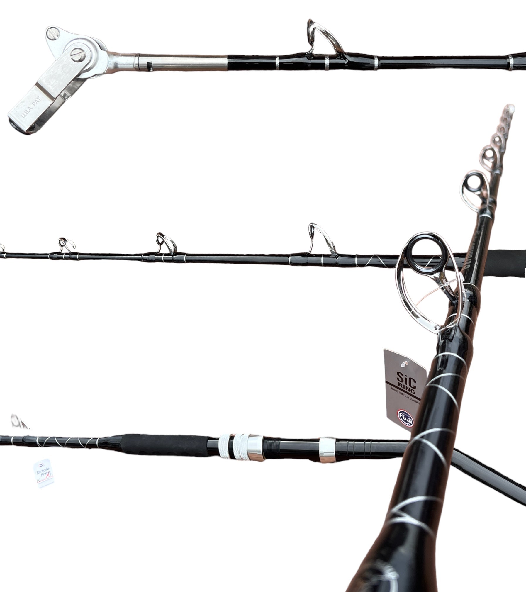 Geronimo Deep Drop Fishing Rod 6' 2"  30-80lbs