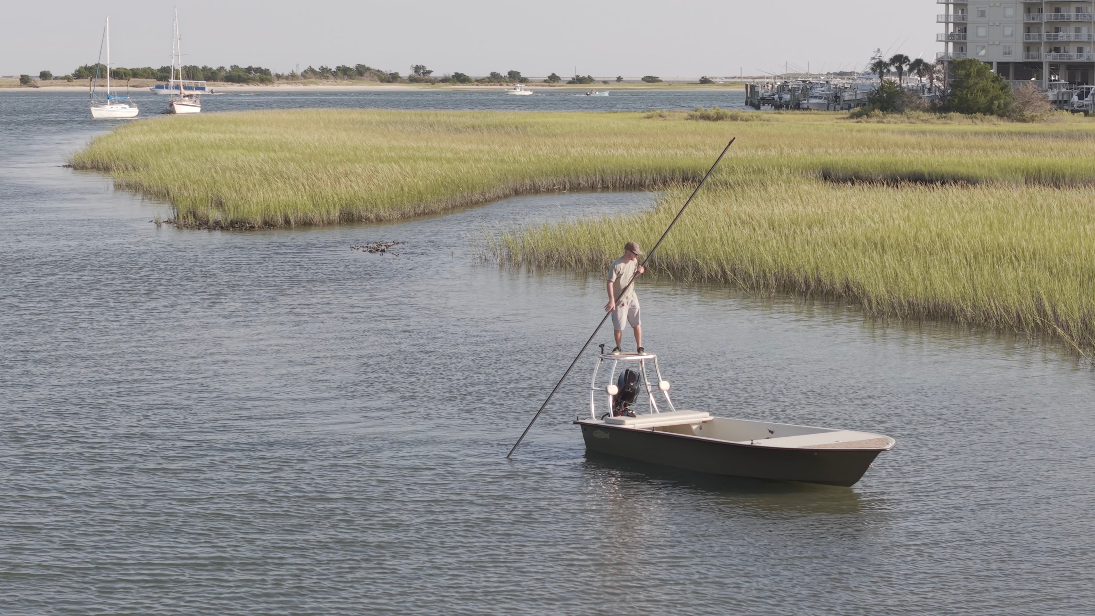 Carbon Fiber Push Pole